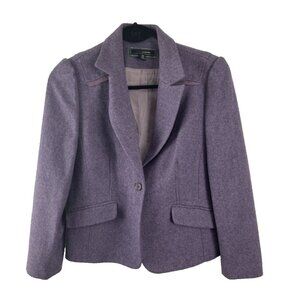 Mademoiselle Purple Wool Blazer Women’s Size 4